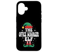 The Office Manager Elf Funny Christmas Matching Family Carcasa para iPhone 16