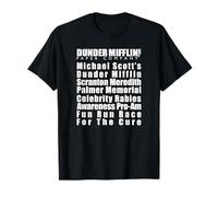 The Office Michael Scott Fun Run con logotipo de Dunder Camiseta