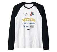 The Office Monte Carlo Comes To Scranton Camiseta Manga Raglan