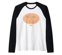 The Office Serenity by Jan Logo Camiseta Manga Raglan