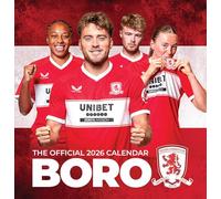 The Official Middlesbrough Desk Calendar 2026
