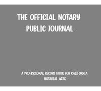 The Official Notary Public Journal-Grey