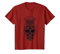 The Offspring Official Black Ixnay on The Hombre Camiseta, Niños, Arándano, 12 años