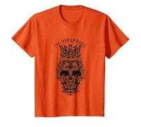 The Offspring Official Black Ixnay on The Hombre Camiseta, Niños, Naranja, 8 años