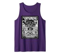 The Offspring Official Crowd Logo Camiseta sin Mangas, Hombre, Morado, L