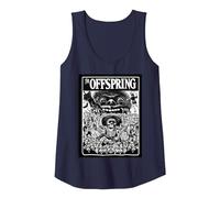 The Offspring Official Crowd Logo Camiseta sin Mangas, Mujer, Azul Marino, M