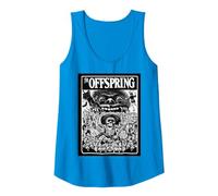 The Offspring Official Crowd Logo Camiseta sin Mangas, Mujer, Zafiro, L