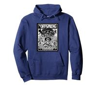 The Offspring Official Crowd Logo Sudadera con Capucha, Unisex para Adultos, Azul Marino, M