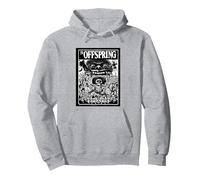 The Offspring Official Crowd Logo Sudadera con Capucha, Unisex para Adultos, Gris Jaspeado, M