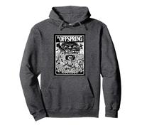 The Offspring Official Crowd Logo Sudadera con Capucha, Unisex para Adultos, Jaspeado Oscuro, L