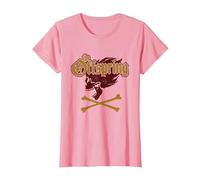 The Offspring Official Screaming Skull Camiseta, Mujer, Rosado, L