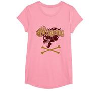 The Offspring Official Screaming Skull Camiseta, Niñas, Rosado, L