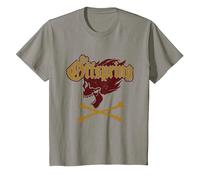 The Offspring Official Screaming Skull Camiseta, Niños, Pizarra, 6 años
