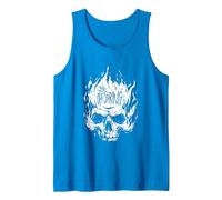 The Offspring Official White Skull Logo Camiseta sin Mangas, Hombre, Zafiro, XXL