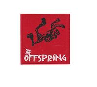 The Offspring Red Punkband Orange Co parche patch bordado con logotipo para planchar de hierro en apliques