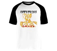 The Offspring Smash Album Camiseta De Béisbol Unisex Blanca De Manga Corta