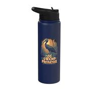The OG Swamp Predator - Garza nocturna de corona negra Stainless Steel Insulated Water Bottle