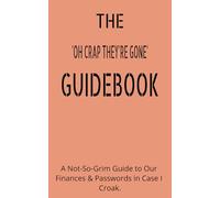 THE "OH CRAP THEY'RE GONE' GUIDEBOOK PASSWORD KEEPER BOOK: Securely Record Your Online Logins and Passwords for the Ones You Love - A 100-Page Legacy Journal for peace of mind.