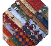 The Old Dream of Prosperity Charm Pack - 40 cuadrados de algodón precortados de 5 pulgadas | Tela de acolchado de inspiración vintage, patchwork, costura y bricolaje (100% algodón, 150 g/m²)