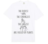 The Oldest Strongest Largest Are Fueled by Plants Vegano Comfort Colors Adult Heavyweight T-Shirt