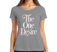The One Desire I Want It that Way Song Lyrics - Camiseta para mujer, gris