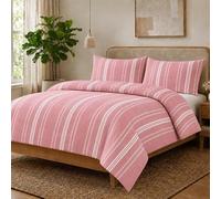 The one home Funda Nórdica Cama 135/150 | 100% Algodón 144 Hilos | Juego 3 Piezas Funda Edredón 220x240 cm + 2 Fundas Almohada | Reversible Antiácaros Hipoalergénica Verano