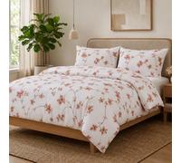 The one home Funda Nórdica Cama 135/150 | 100% Algodón 144 Hilos | Juego 3 Piezas Funda Edredón 220x240 cm + 2 Fundas Almohada | Reversible Antiácaros Hipoalergénica Verano