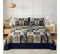 The one home Juego de Sábanas 100% Algodón 4 Piezas 150x200 - Sábana Bajera, Sábana Plana y 2 Fundas de Almohada 50x75cm