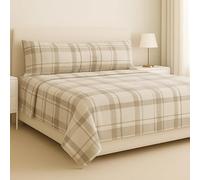 The one home - Juego de Sábanas de Franela 3 Piezas | Sábanas de Franela Algodón Suaves y Cálidas Invierno | Sábana Bajera Ajustable | Juego de Sábanas Invierno