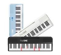 The ONE Smart Keyboard COLOR 61 Lighted Keys Piano Keyboard, Electric Piano for Beginners with 256 Tones, 64 Polyphony, Built-in LED Lights and Free Apps (Black)