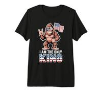 The Only King Bigfoot In America No King Camiseta Premium