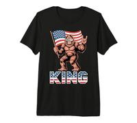 The Only King Bigfoot In America No King Camiseta Premium