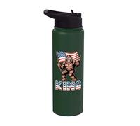 The Only King Bigfoot In America No King Stainless Steel Insulated Water Bottle