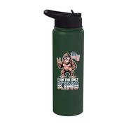 The Only King Bigfoot In America No King Stainless Steel Insulated Water Bottle