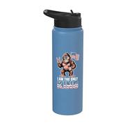 The Only King Bigfoot In America No King Stainless Steel Insulated Water Bottle