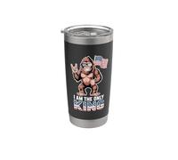 The Only King Bigfoot In America No King Vaso térmico de acero inoxidable de doble pared