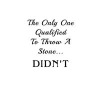 The Only One Calcomanía de Vinilo para Colocar una Piedra no NOK | Coches, Camiones, Furgonetas, Paredes, Ordenador portátil | Negro | 5.5 x 5.0 Pulgadas | NOK511