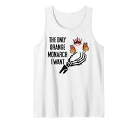 The Only Orange Monarch I Want We Only Need One No Kings USA Camiseta sin Mangas
