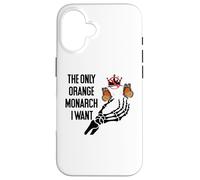 The Only Orange Monarch I Want We Only Need One No Kings USA Carcasa para iPhone 16