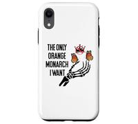 The Only Orange Monarch I Want We Only Need One No Kings USA Carcasa para iPhone XR