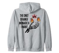 The Only Orange Monarch I Want We Only Need One No Kings USA Sudadera con Capucha