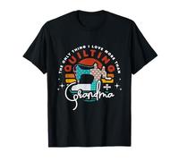 The Only Thing I Love More Than Quilting Is Being A Grandma Camiseta