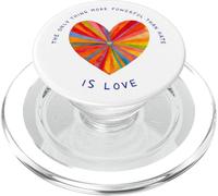 The Only Thing More Powerful Than Hate IS Love PopSockets PopGrip para MagSafe