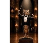 The Orchestra Conductor Cat: A Lined Hardcover Journal for Classical Music Lovers, Cat Enthusiasts, Concert Notes, Creative Writing, and Everyday Inspiration