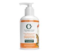 The Organic Forest - 100% libre de químicos - Champú anticaída (queratina, argán y aceite de ricino) - Crecimiento y control de la caída del cabello - Cabello seco y encrespado-Natural, herbal-200 ML