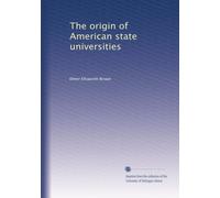 The origin of American state universities