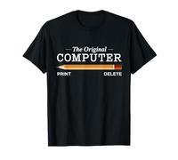 The Original Computer Print Delete Computer Programmer Camiseta