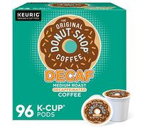 The Original Donut Shop Cápsulas K-Cup descafeinadas Keurig de una sola porción, café tostado medio, 24 unidades (paquete de 4)
