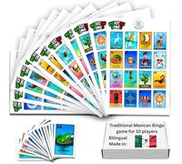 The Original Loteria - Juego de bingo mexicano para 10 jugadores - loteria mexicana - Juegos de mesa en español - juego de loteria mexicana - cartas de loteria mexicana La loteria juego mexicano bingo