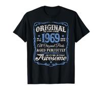 The Original Made In 1969 Vintage 57th Birthday Party Camiseta